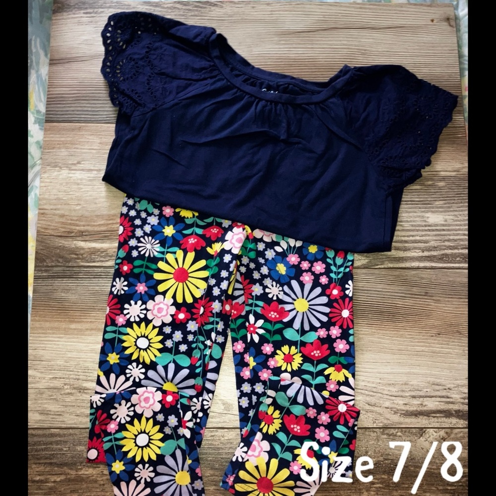 Girls Legging Outfit EUC